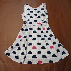 LA Soul Fit & Flare Day Dress Womens Medium Hedge Hog Sleeveless